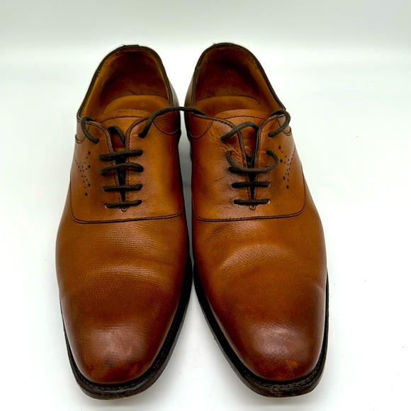 LodinG brown leather derby 11 1/2 US size. Length 11 1/2 width 4” - Picture 1 of 6